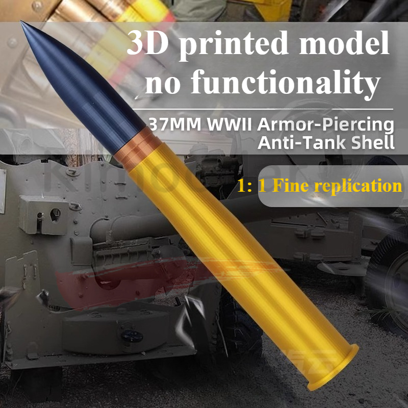 3D Printing Industrial - 3D Printing World War II 37mm