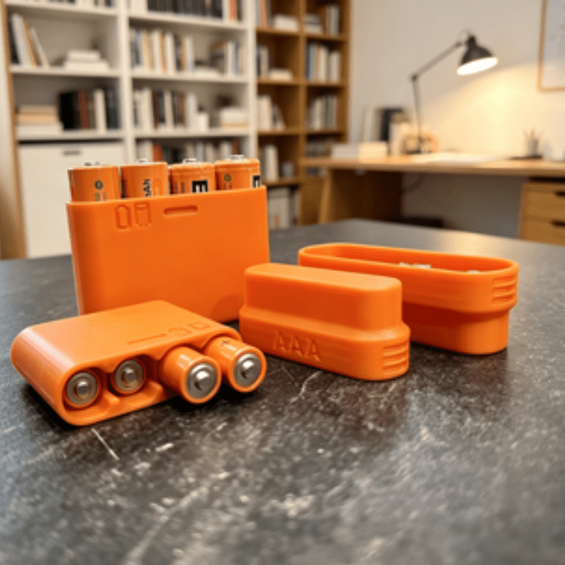 3D Printing Housing - 2Pcs Combo 4-Slot AA AAA Battery