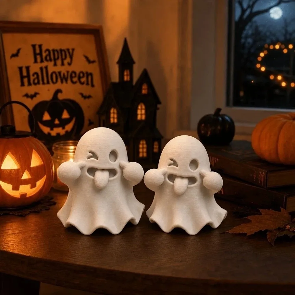 Playful Halloween Ghost Figuri - 3D Printing Ghosting 评论和价格