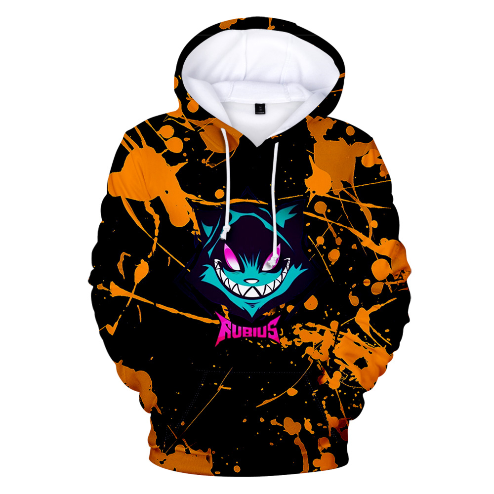 Rubius Hoodie Unisex Long Slee - 3D Printing Youtubers 评论和价格