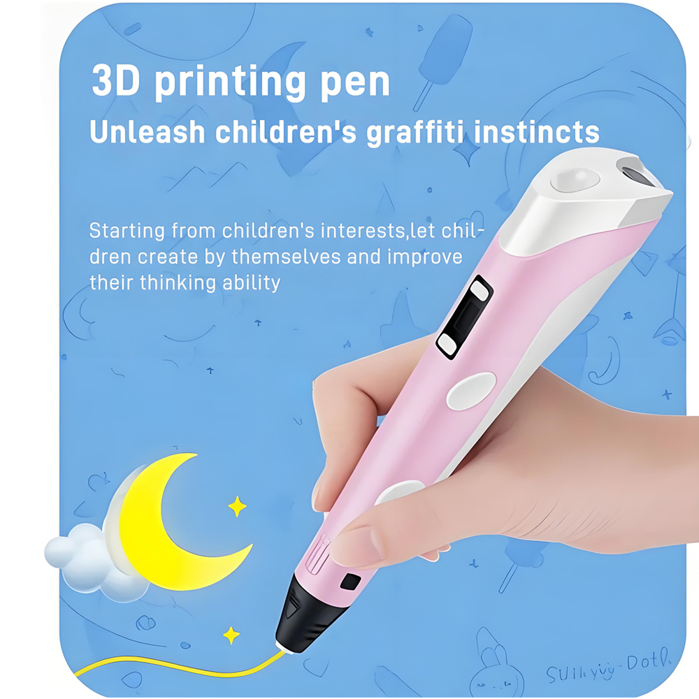 3D Pen With LCD Screen Compati - 3D Printing Excavator 评论和价格