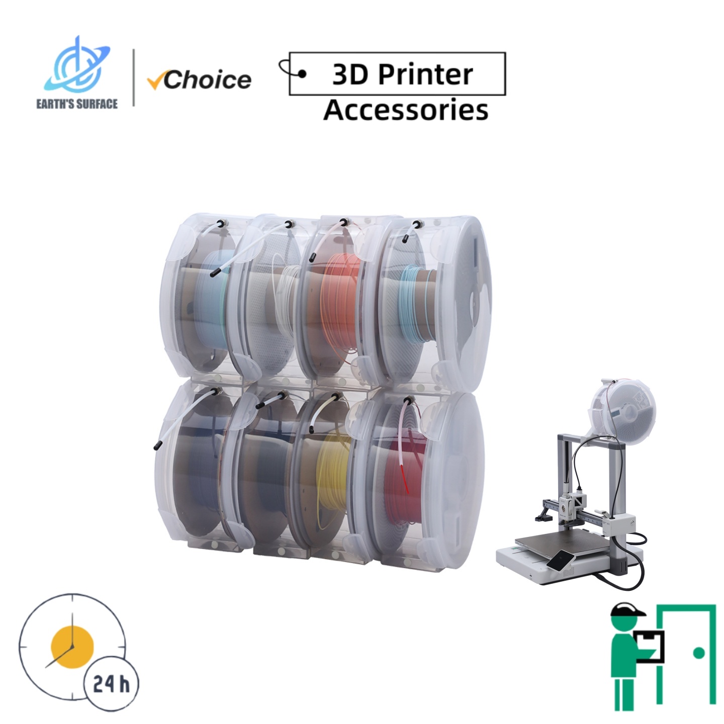 EARTH'S SURFACE Dustproof 3D P - 3D Printing Housing 评论和价格