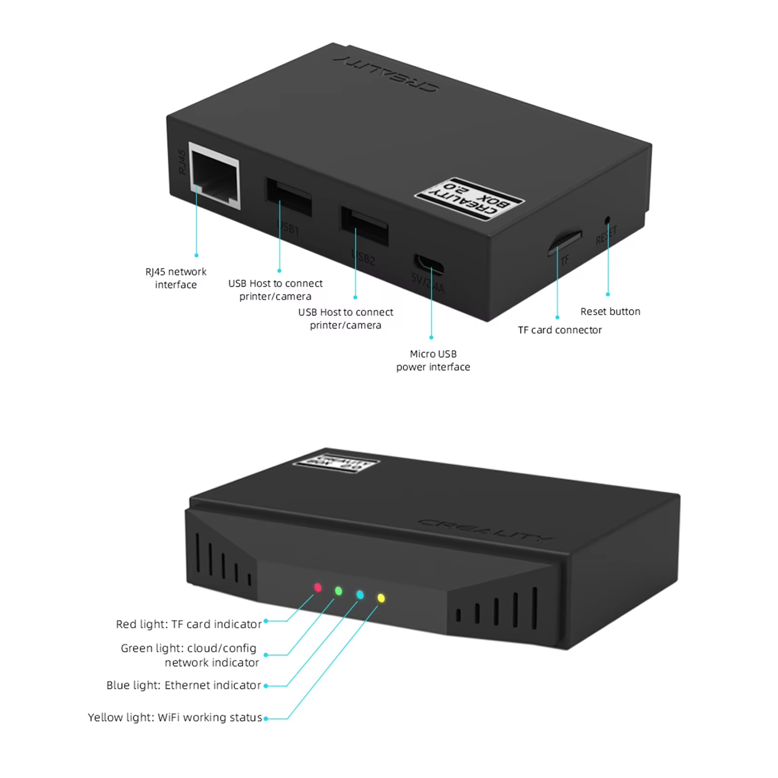 Creality WiFi Box 2.0 Intellig - 3D Printing Deck Box 评论和价格