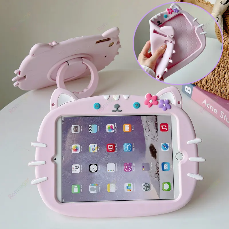 3D Cute Cat Case for iPad A16  - 3D Printing Housing 评论和价格