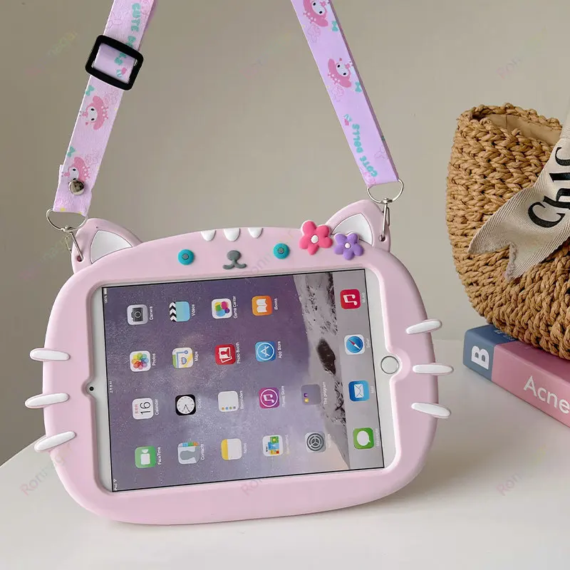 3D Cute Cat Case for iPad A16  - 3D Printing Housing 评论和价格
