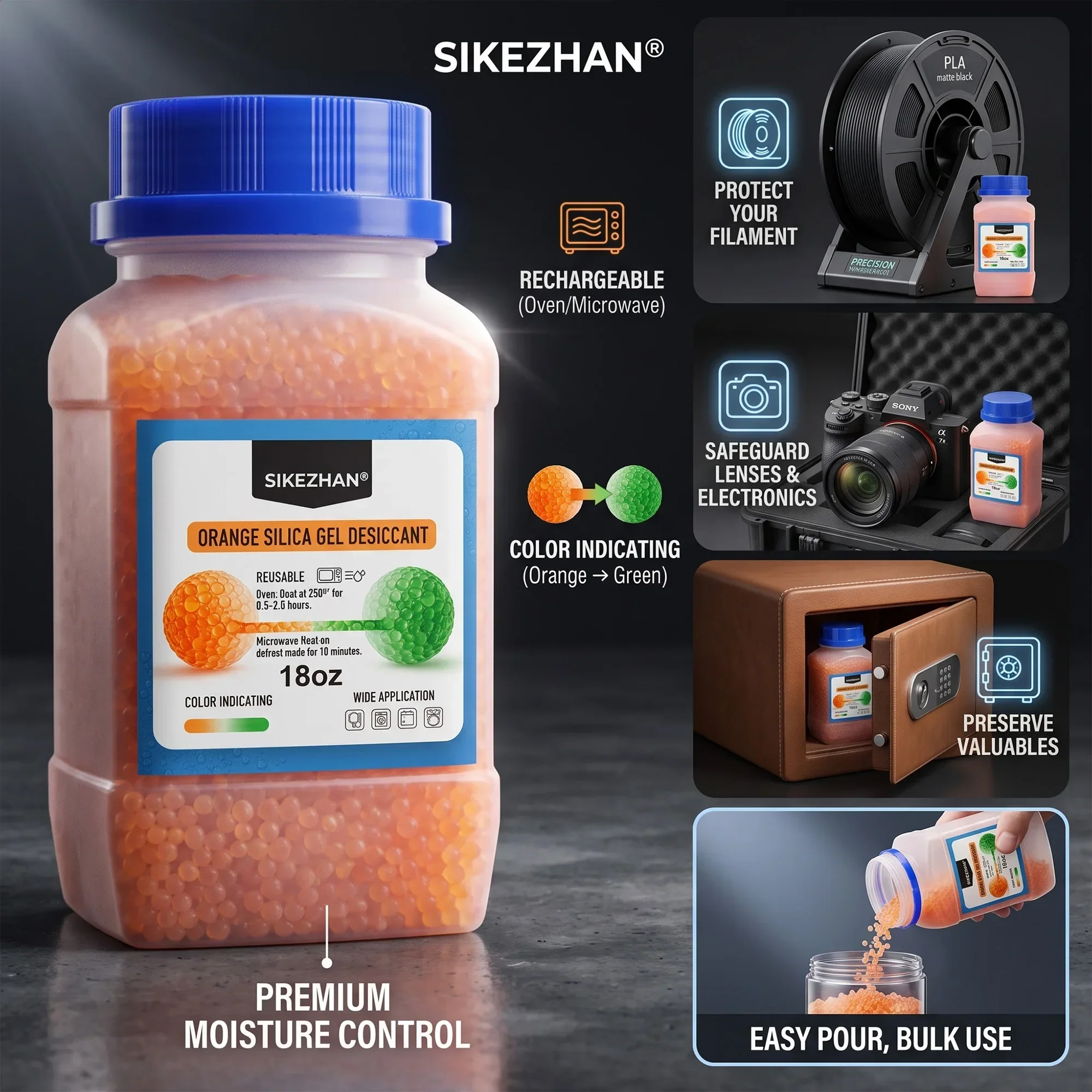 3D Printer Filament Desiccant  - 3D Printing Deck Box 评论和价格