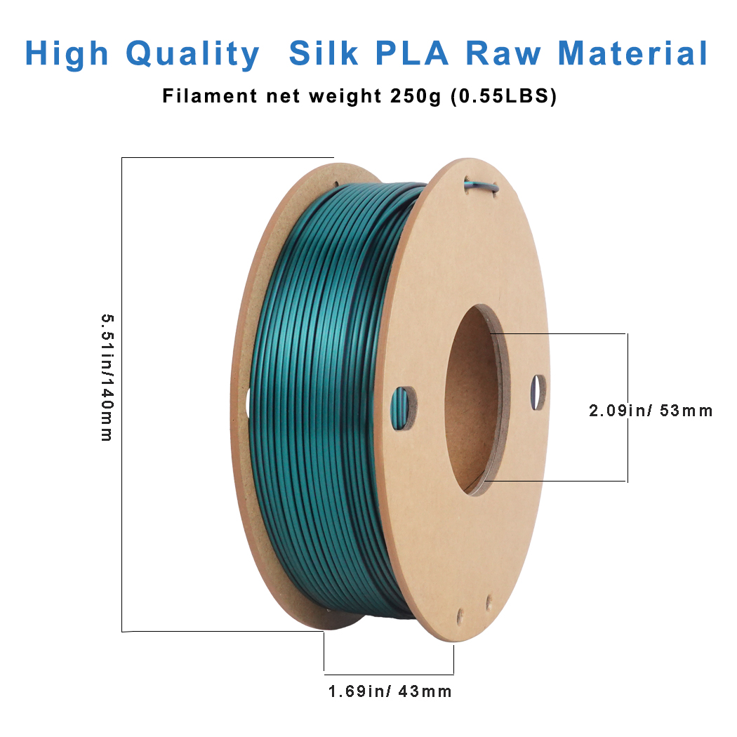 Silk Black Green PLA, Dual Col - 3D Printing Excavator 评论和价格