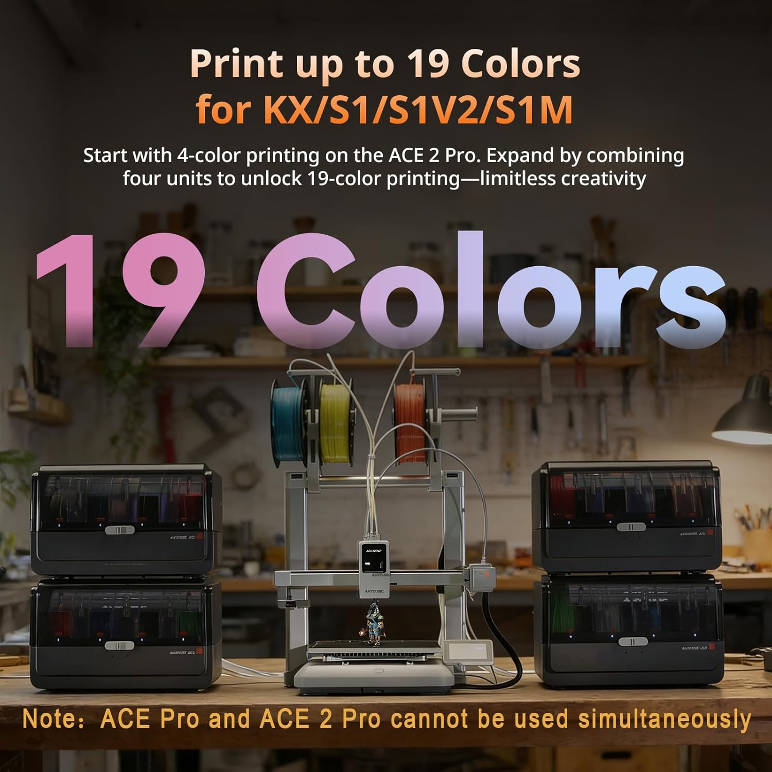 Anycubic ACE 2 Pro 3D Printer  - 3D Printing Deck Box 评论和价格