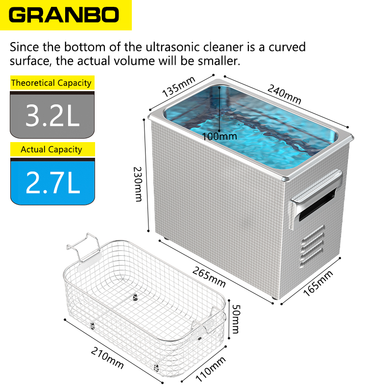Ultrasonic Cleaner 3L 120W/180 - 3D Printing Orthodontics 评论和价格