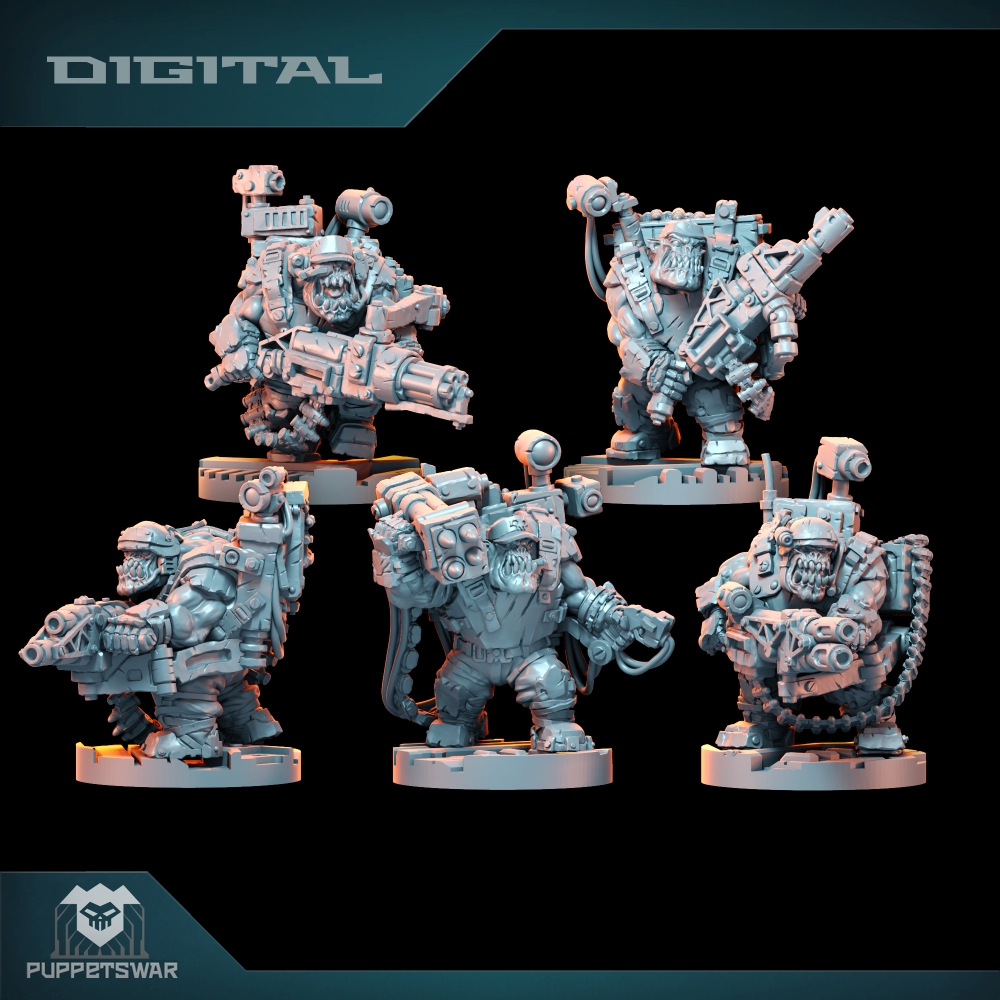 Orc Ultimate Badasses Squad, G - 3D Printing Resin 评论和价格