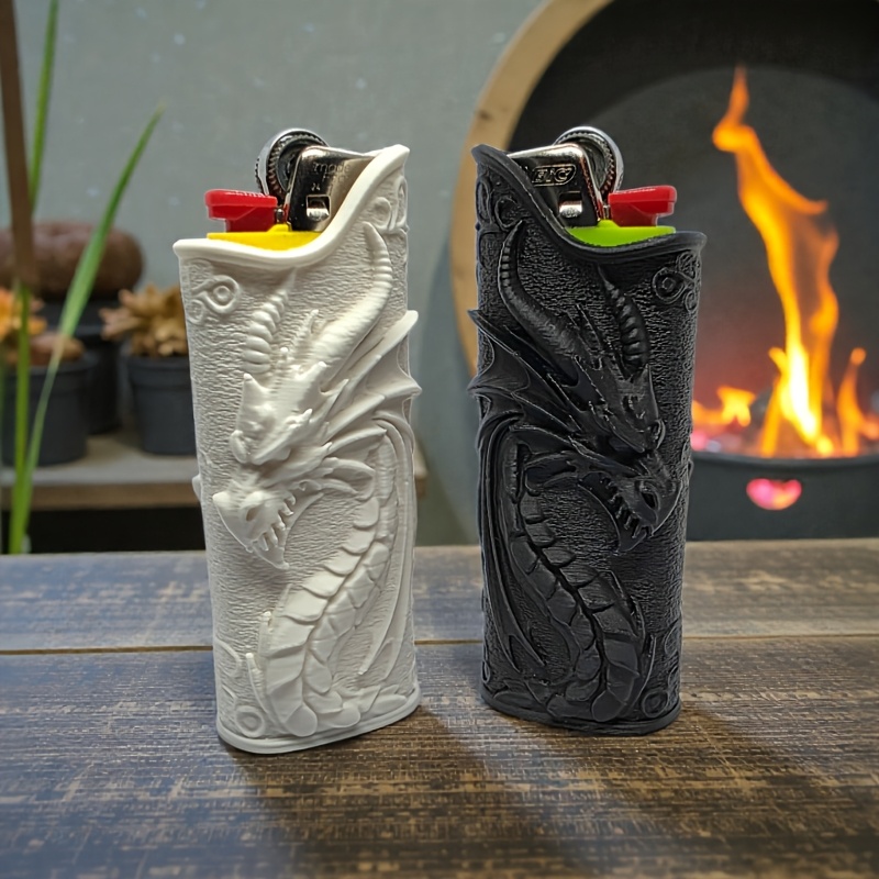 Gothic Embossed Dragon Lighter - 3D Printing Housing 评论和价格