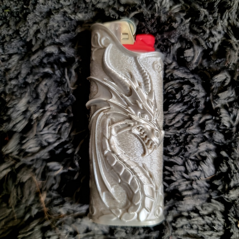 Gothic Embossed Dragon Lighter - 3D Printing Housing 评论和价格