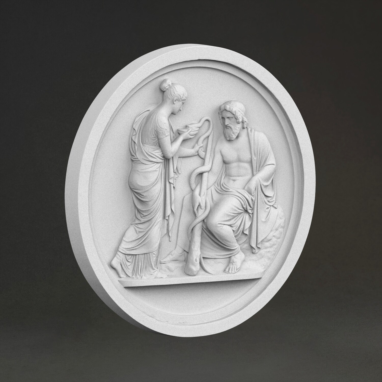 “Nemesis's recitation” sculptu - 3D Printing Resin 评论和价格