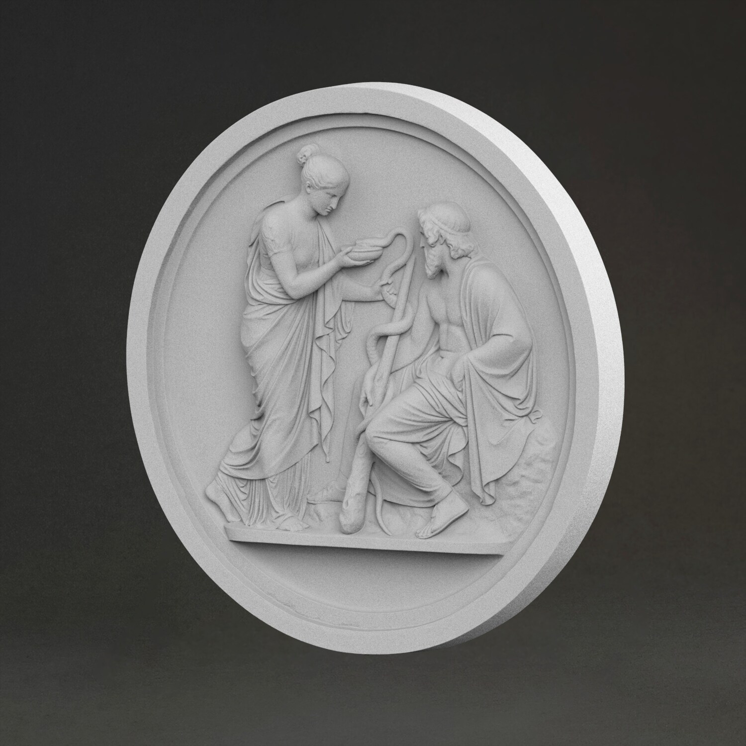 “Nemesis's recitation” sculptu - 3D Printing Resin 评论和价格