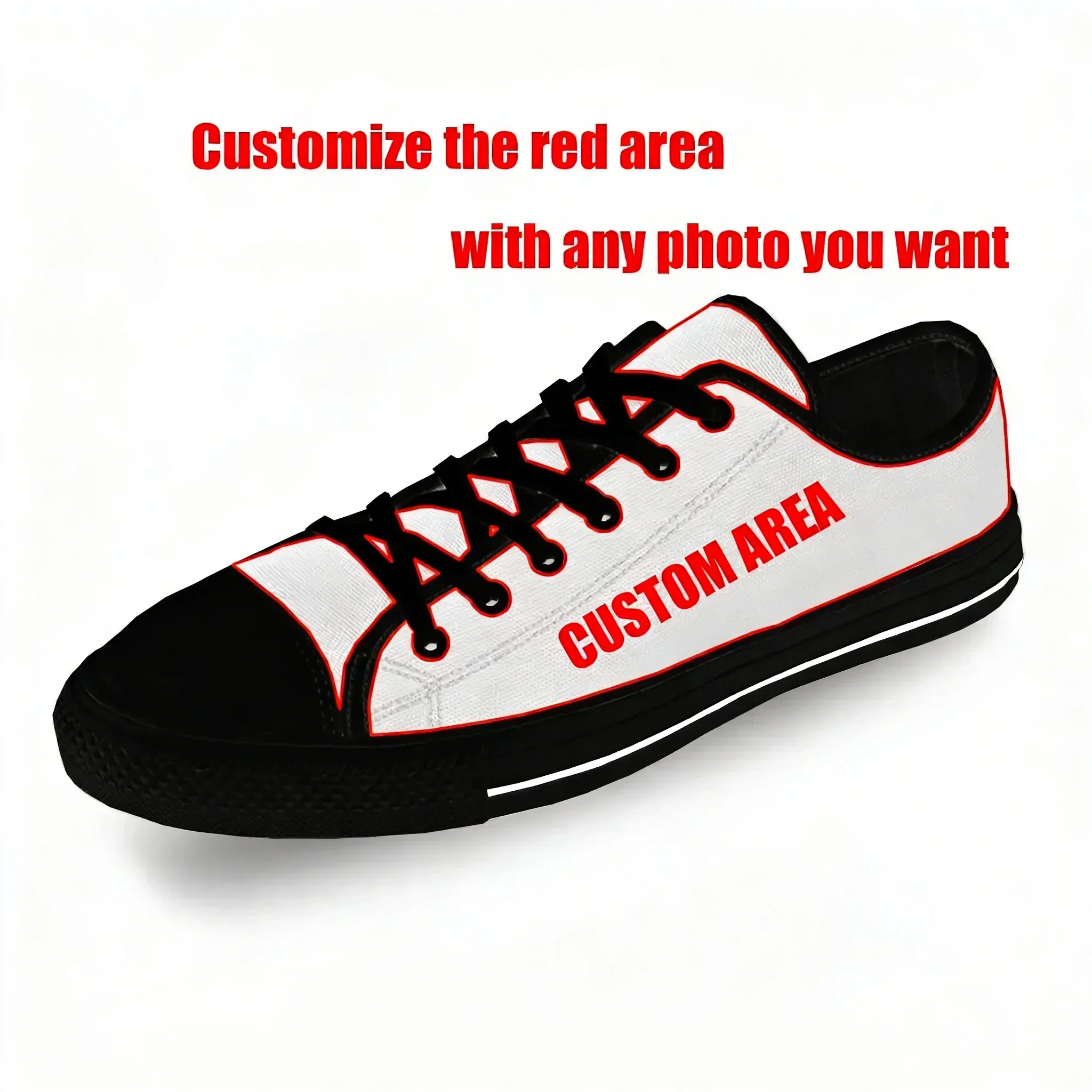Tiger Stripe 3D Print Low Top  - 3D Printing Quality 评论和价格