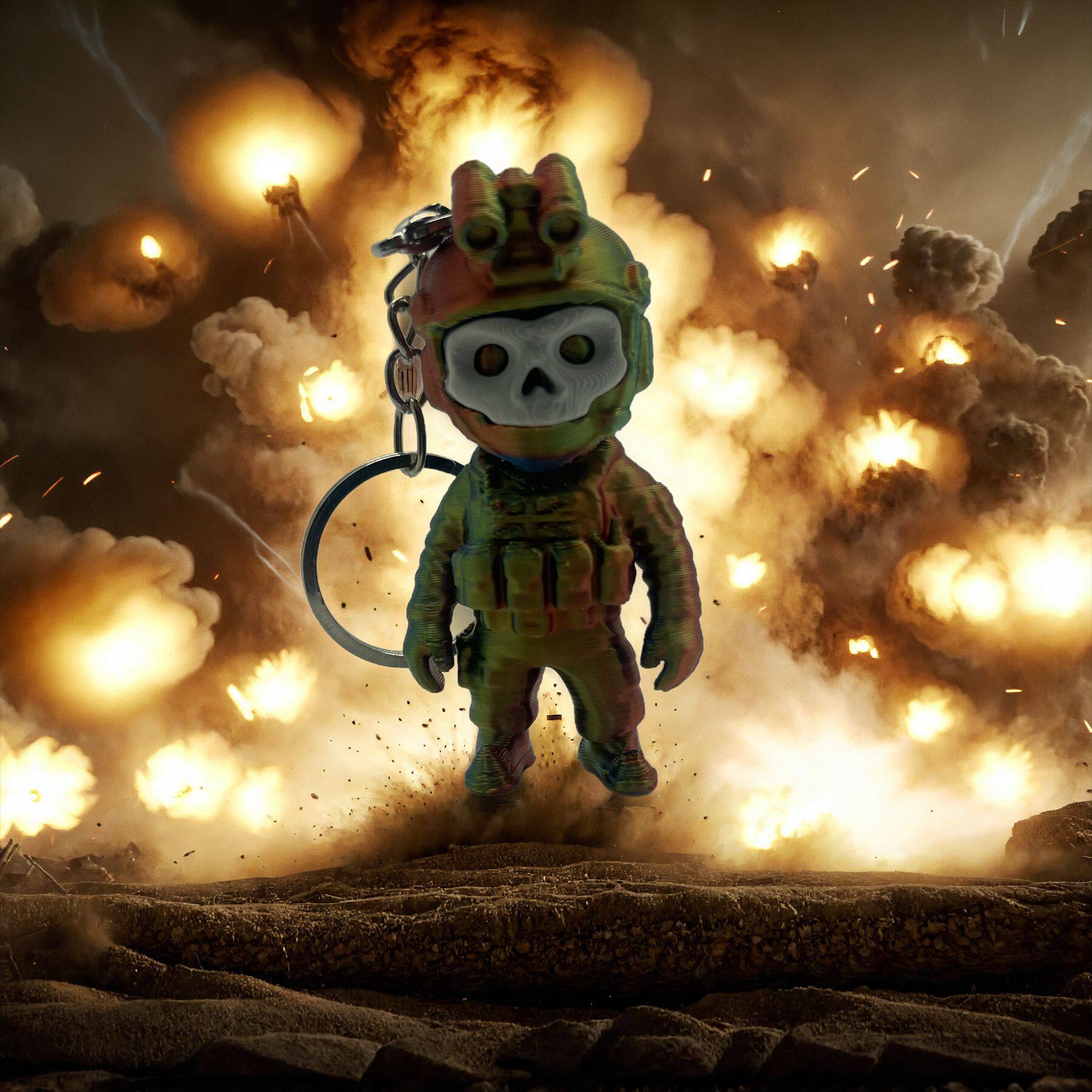 2026 Cute Ghost Warrior Callin - 3D Printing Ghosting 评论和价格