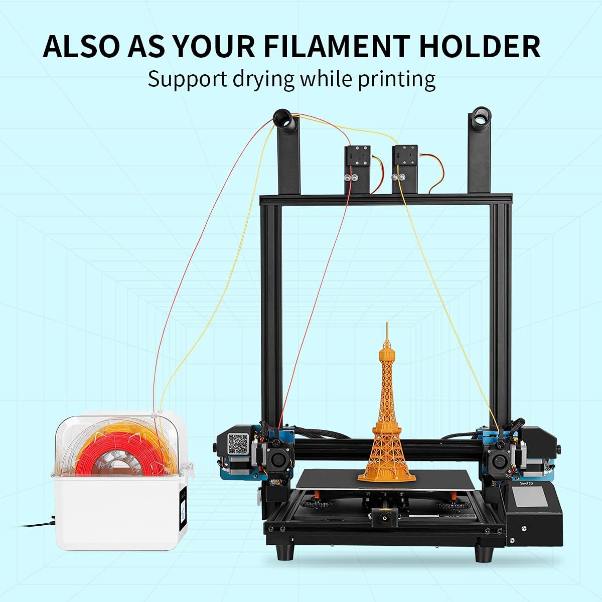 Sovol Filament Dryer 2023, SH0 - 3D Printing Deck Box 评论和价格