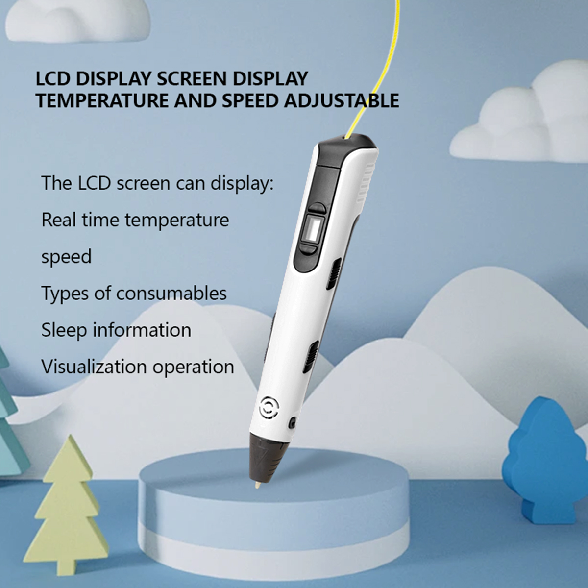 Upgraded 3D Printing Pen 9 Met - Carbon Fiber Filament 评论和价格