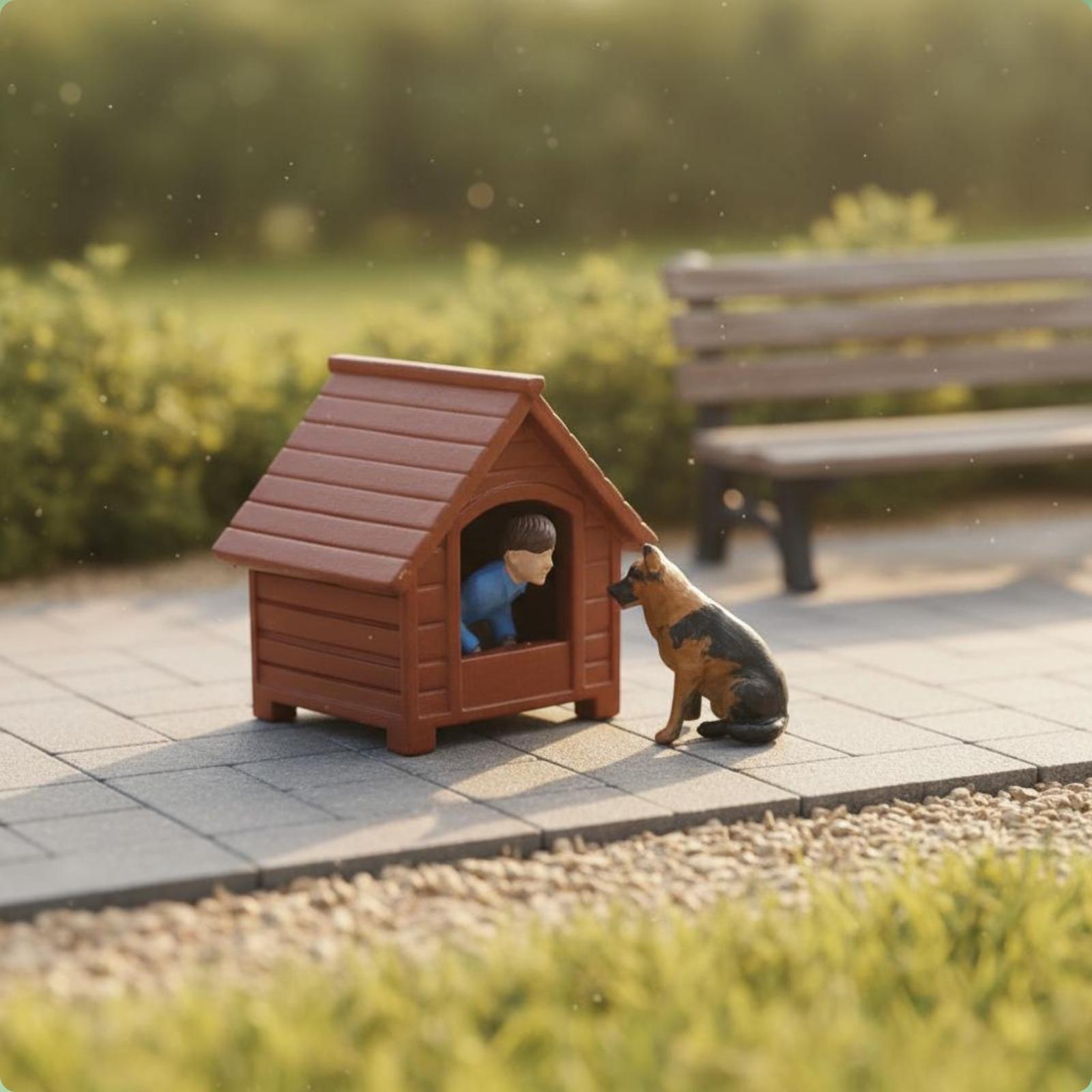 Park Scene Figure 3D Printed D - 3D Printing Resin 评论和价格