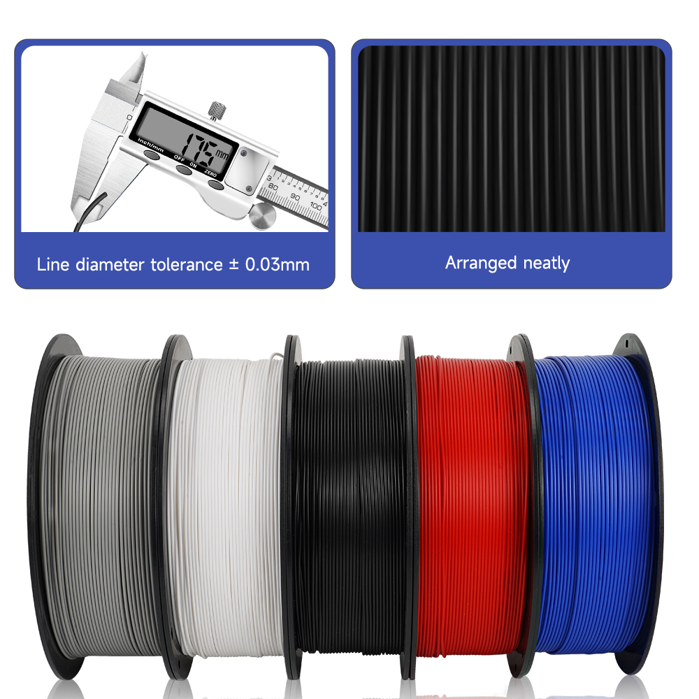 5KG Mix Colors PLA filament 1k - 3D Printing Nylon 评论和价格