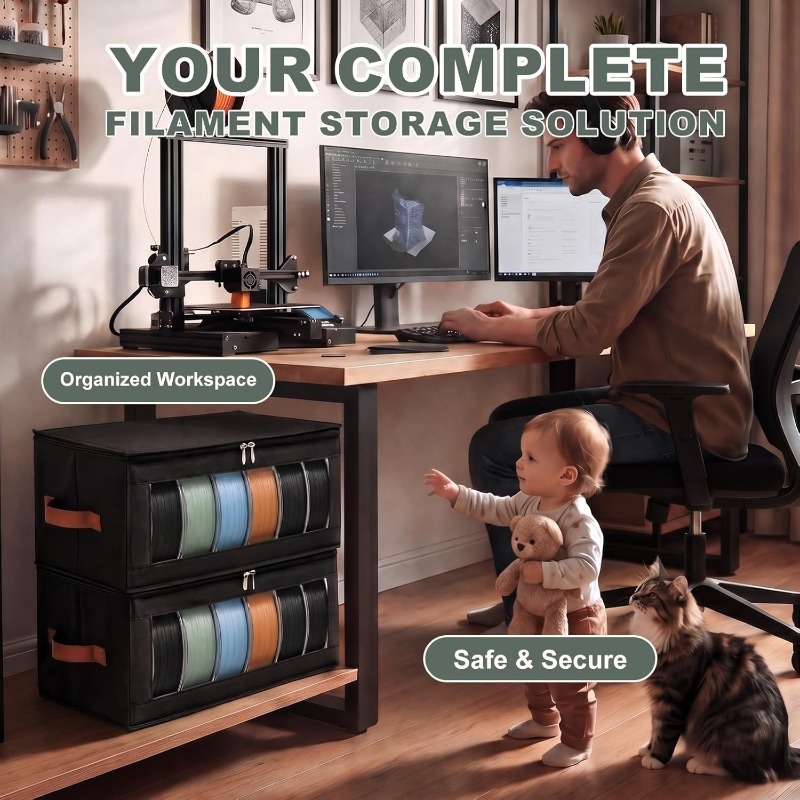 3D Printer Filament Storage Co - 3D Printing Deck Box 评论和价格