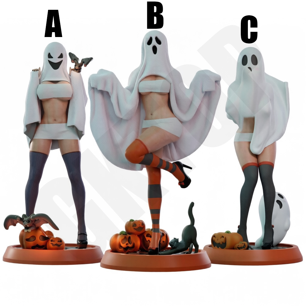 Halloween Ghost Lady 1/24 Scal - 3D Printing Ghosting 评论和价格
