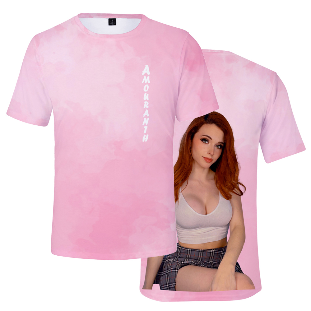 Amouranth Tshirt Unisex Crewne - 3D Printing Youtubers 评论和价格