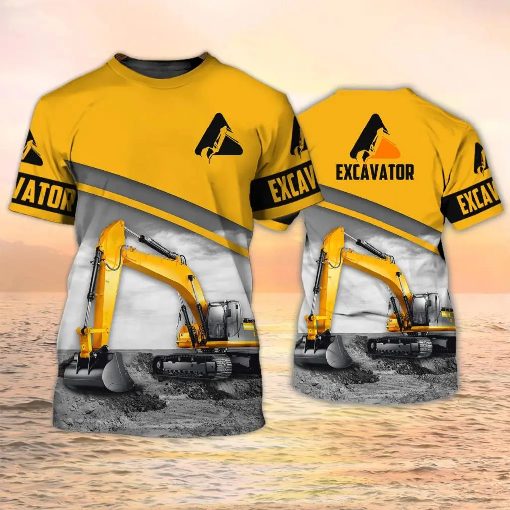 Excavator TShirts Heavy Equipm - 3D Printing Excavator 评论和价格
