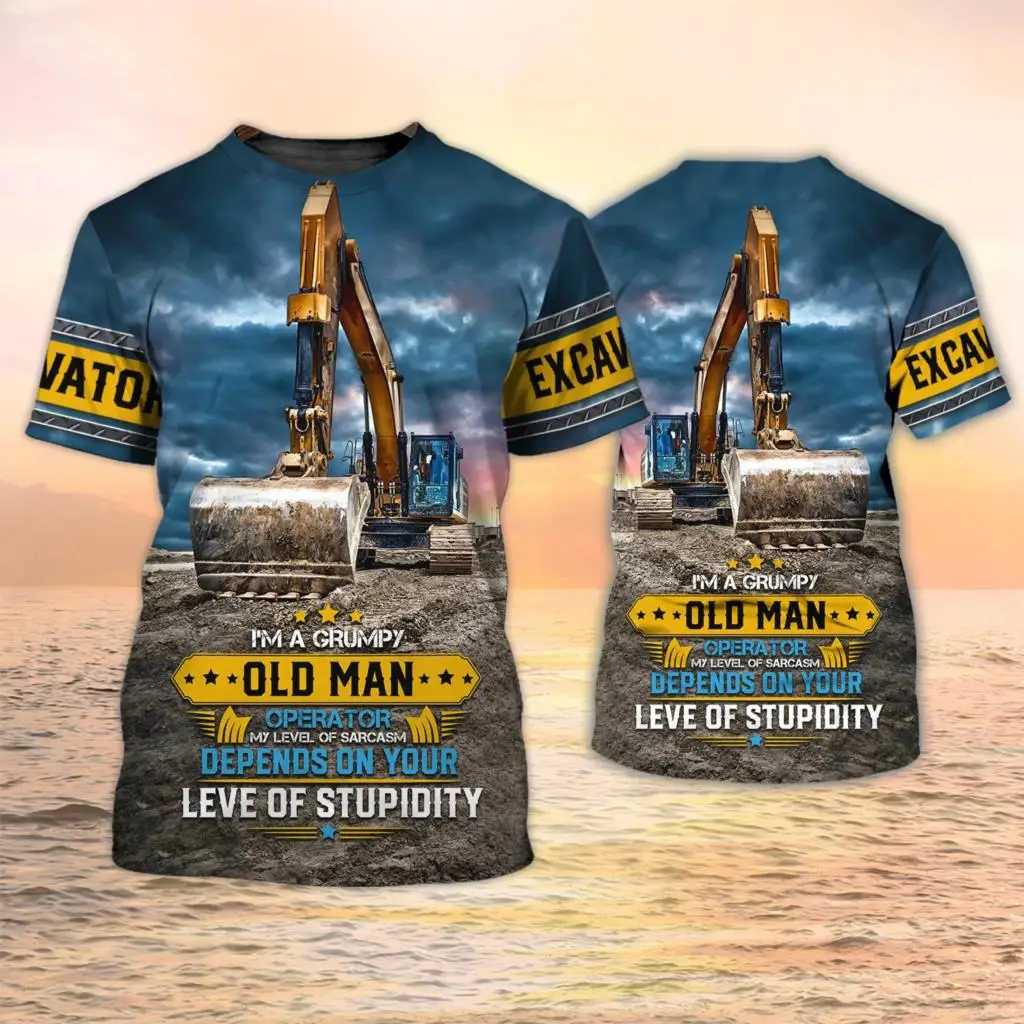 Excavator TShirts Heavy Equipm - 3D Printing Excavator 评论和价格