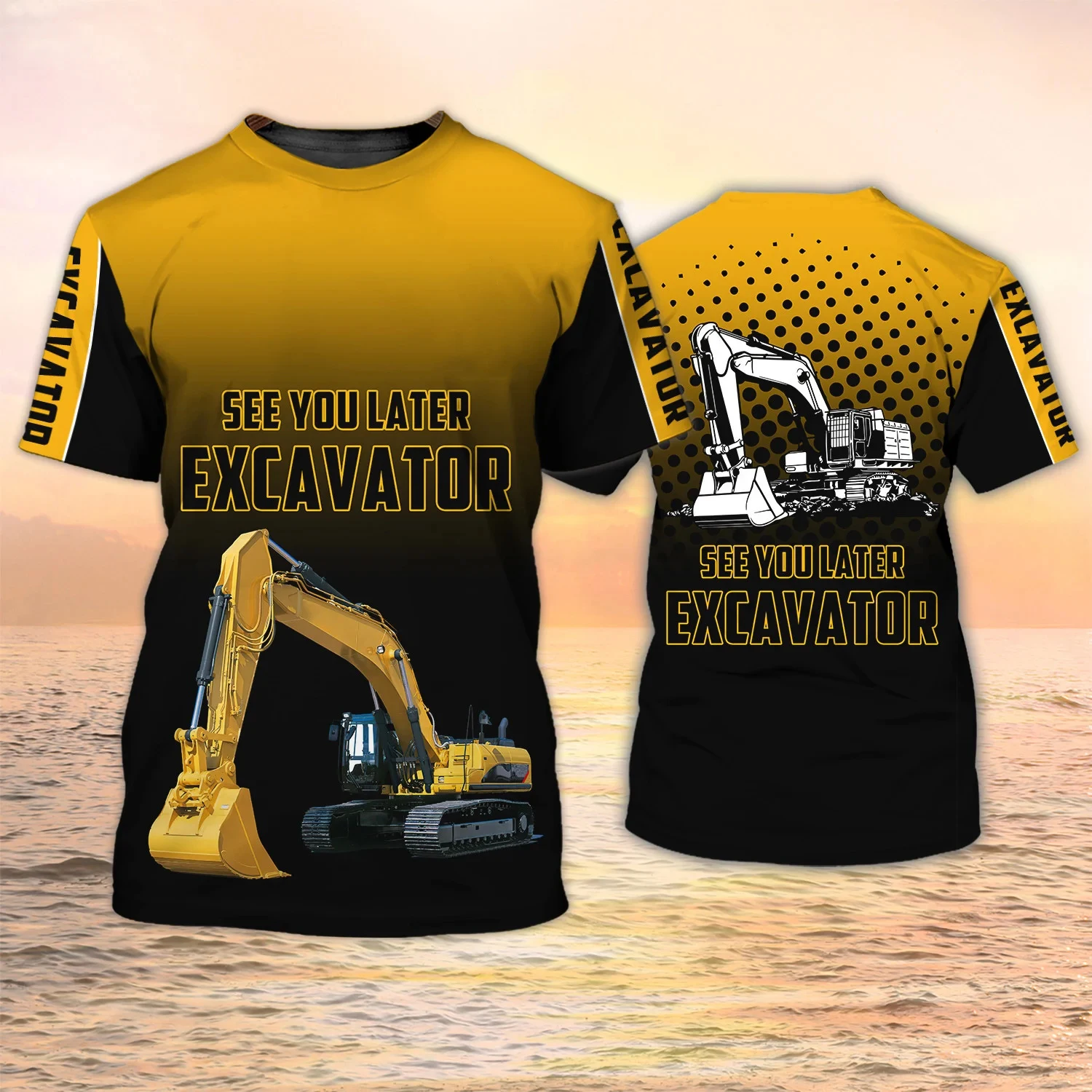 Excavator TShirts Heavy Equipm - 3D Printing Excavator 评论和价格