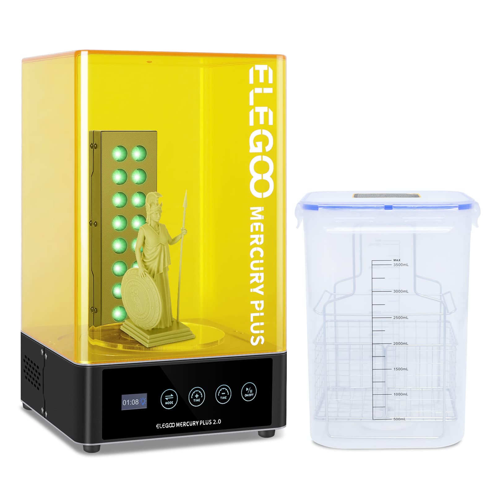 ELEGOO   Plus 2.0 Wash and Cur - 3D Printing Resin 评论和价格