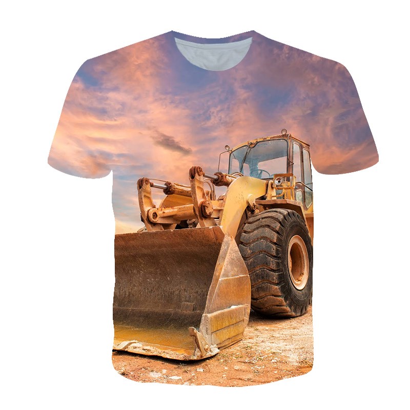 Summer Personalized T-shirt Me - 3D Printing Excavator 评论和价格