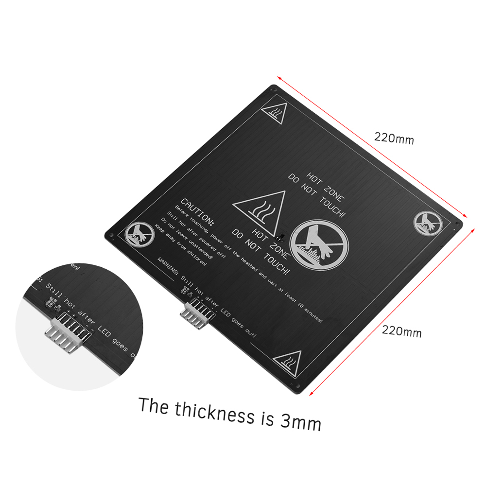 Aluminum Heated Bed 12V Hotbed - 3D Printing Industrial 评论和价格
