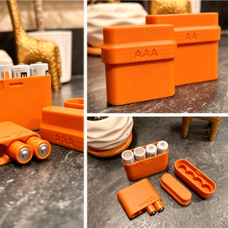 2Pcs Combo 4-Slot AA AAA Batte - 3D Printing Housing 评论和价格