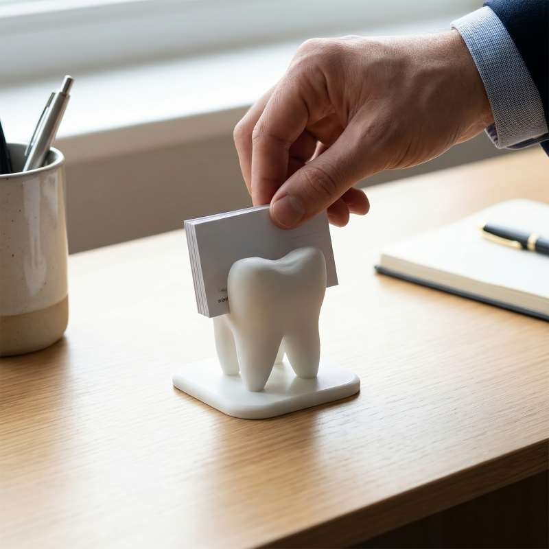 3D Printed Tooth Shaped Busine - 3D Printing Card 评论和价格