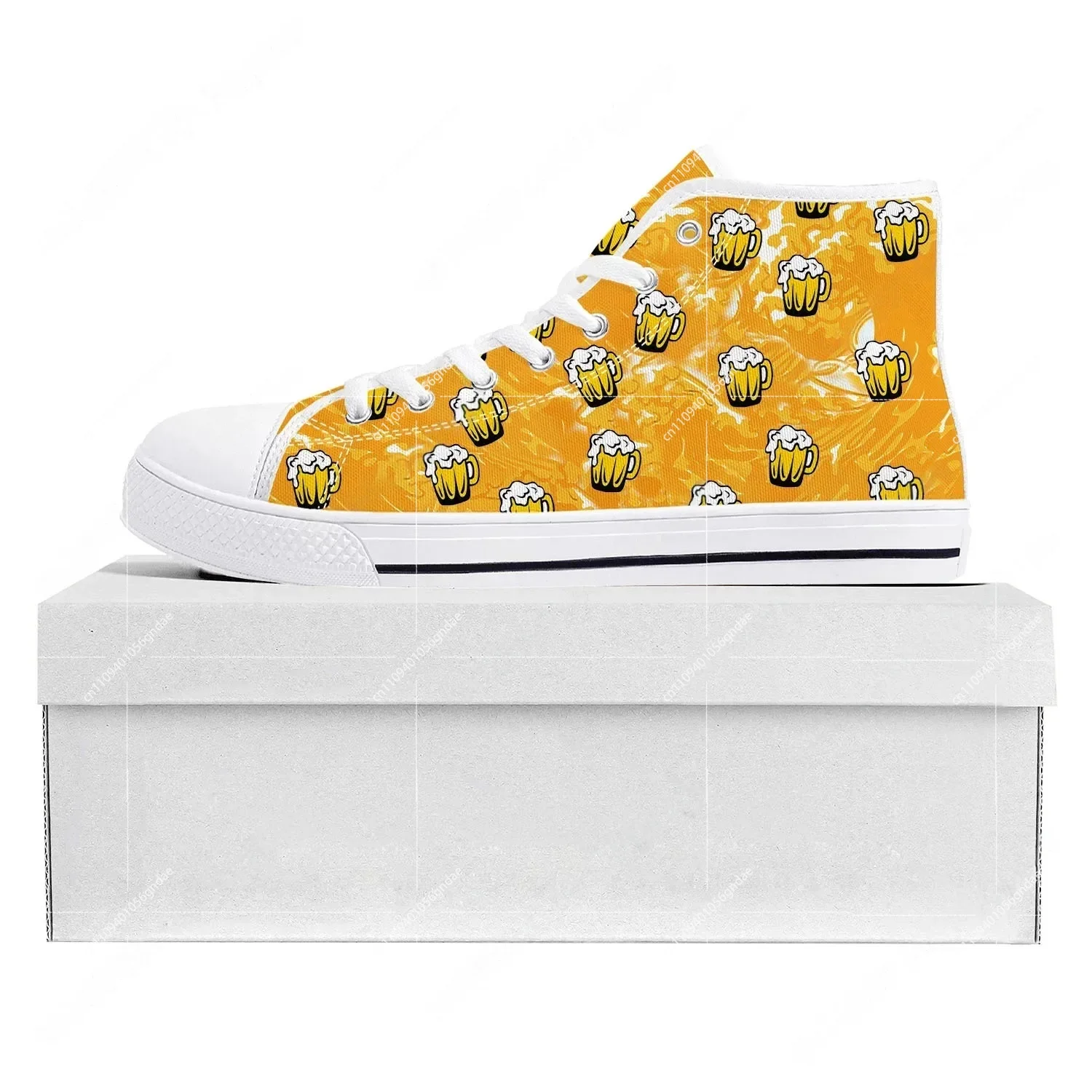 Beer Unisex 3D Print High Top  - 3D Printing Quality 评论和价格